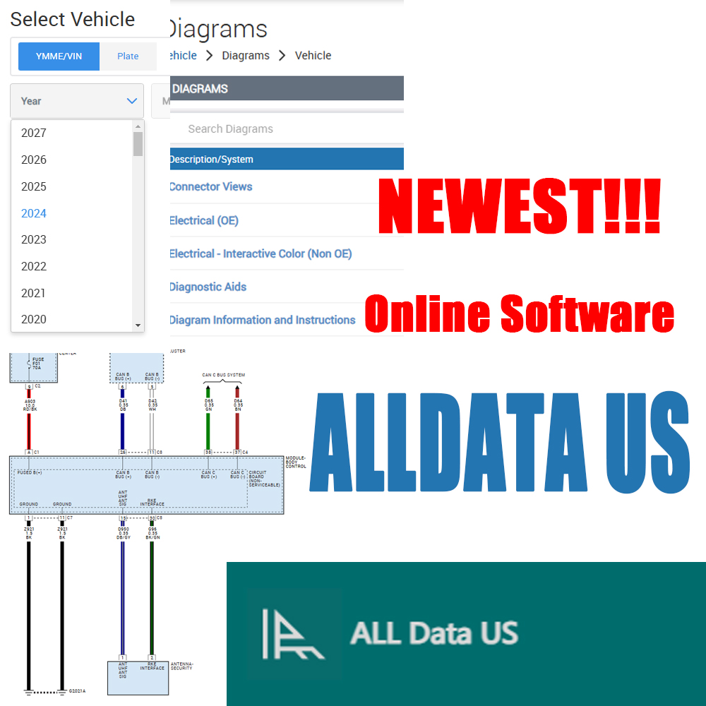 Workshop Tools Online - 2026 Alldata US Versión Completa Cuenta