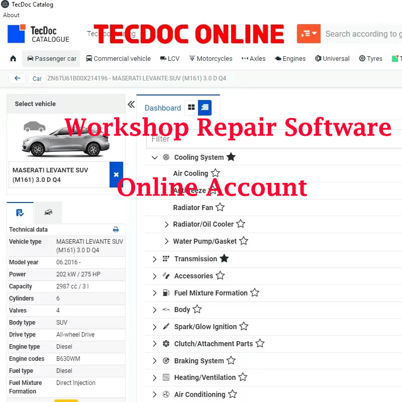 Workshop Tools Online - Cuenta en Línea 2026 para Software