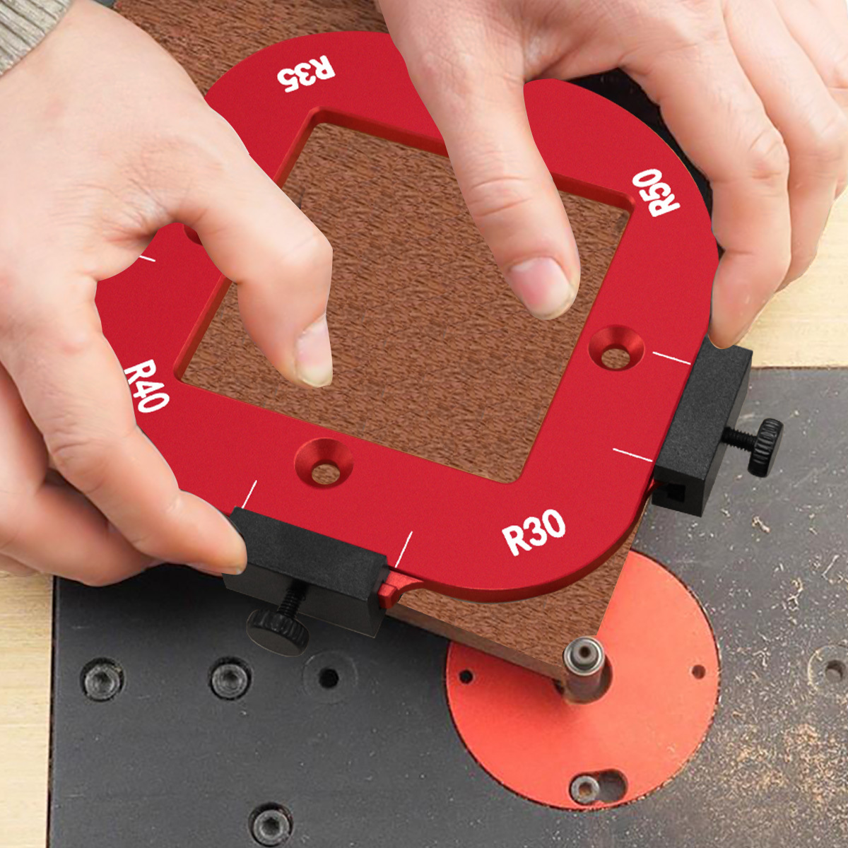 Workshop Cutting Tools - Plantilla de radio de esquina redonda