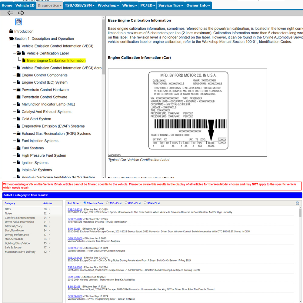 Software en Línea para Ford PT - Workshop Tools Online reseña y precio